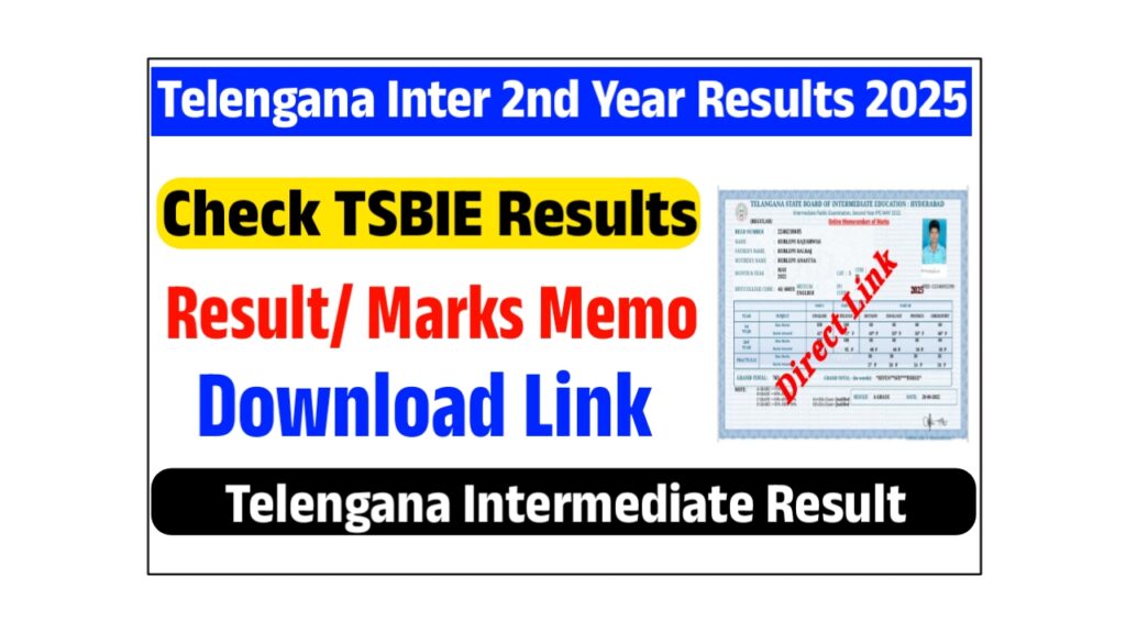 TS Inter 2nd Year Results 2025 (Out), Check TSBIE Results at tgbie.cgg.gov.in 1 TS Inter 2nd Year Results 2025